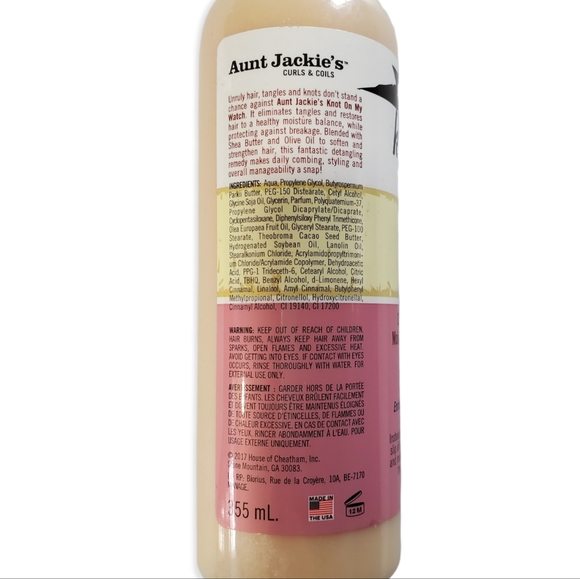 Aunt Jackie's Knot On My Watch Instant Detangling Therapy 12 oz - Picture 2 of 3